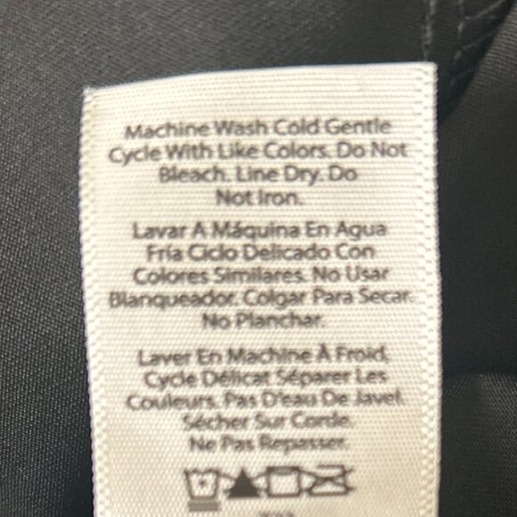 Sofia Vergara NWT SZS Black Faux Leather One Shoulder Dress Goth Timeless Y2K - Picture 12 of 14